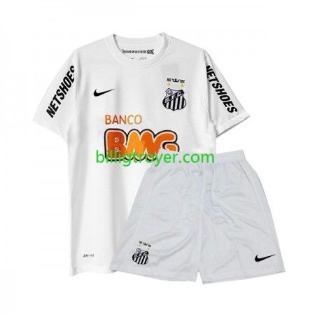 Billige Fotballdrakter Santos FC Barn Retro Hjemmedraktsett 2011-2012 Kortermet